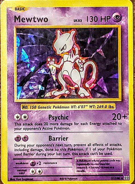 basic mewtwo lv 53 price|Basic Mewtwo LV.53 130 HP 51/108 2016 Cracked Ice .